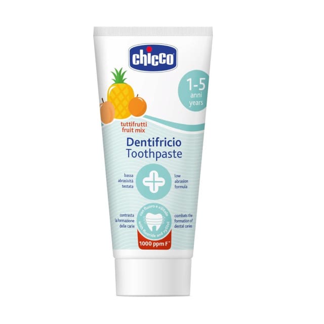 CHICCO ToothPaste: Fruit Mix w Flrd 50ml 1-5yrs
