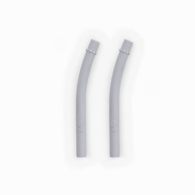 MINI CUP STRAW 2PK PEWTER