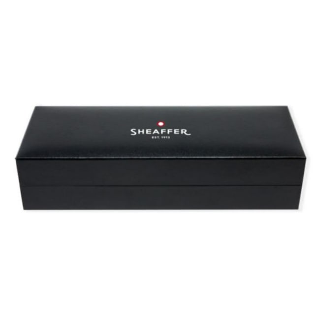 Sheaffer 100 Coffee w Shiny PVD Trim Medium Nib Fountain Pen