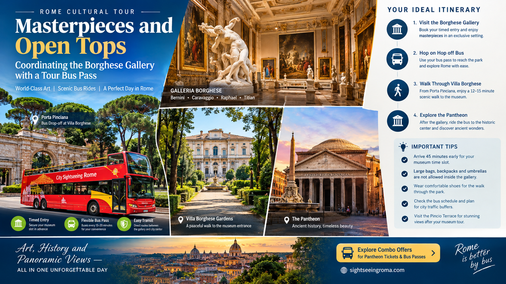 Masterpieces and Open Tops: Coordinating the Borghese Gallery with a Tour Bus Pass