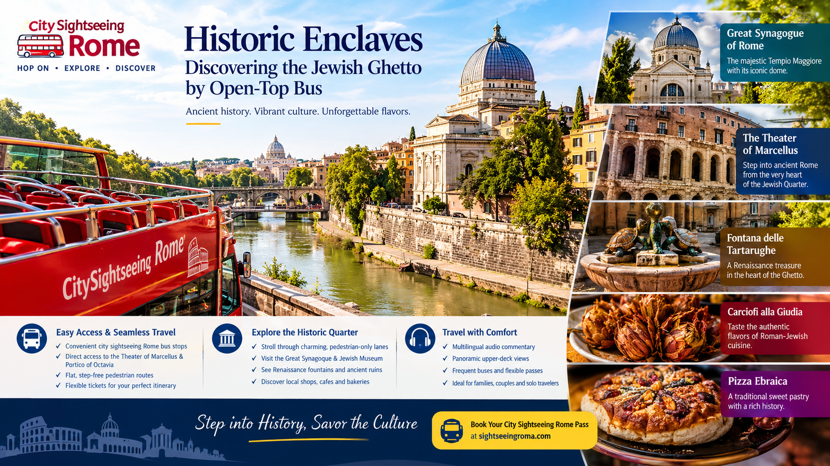 Historic Enclaves: Discovering the Jewish Ghetto by Open-Top Bus