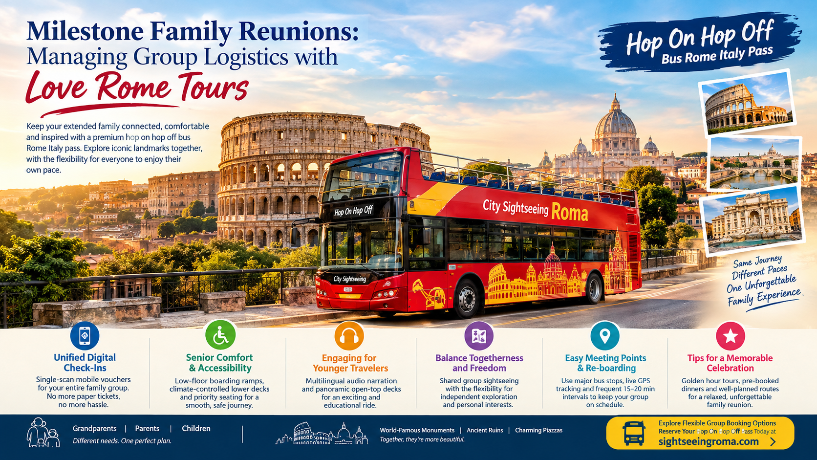 Milestone Family Reunions: Managing Group Logistics with Love Rome Tours