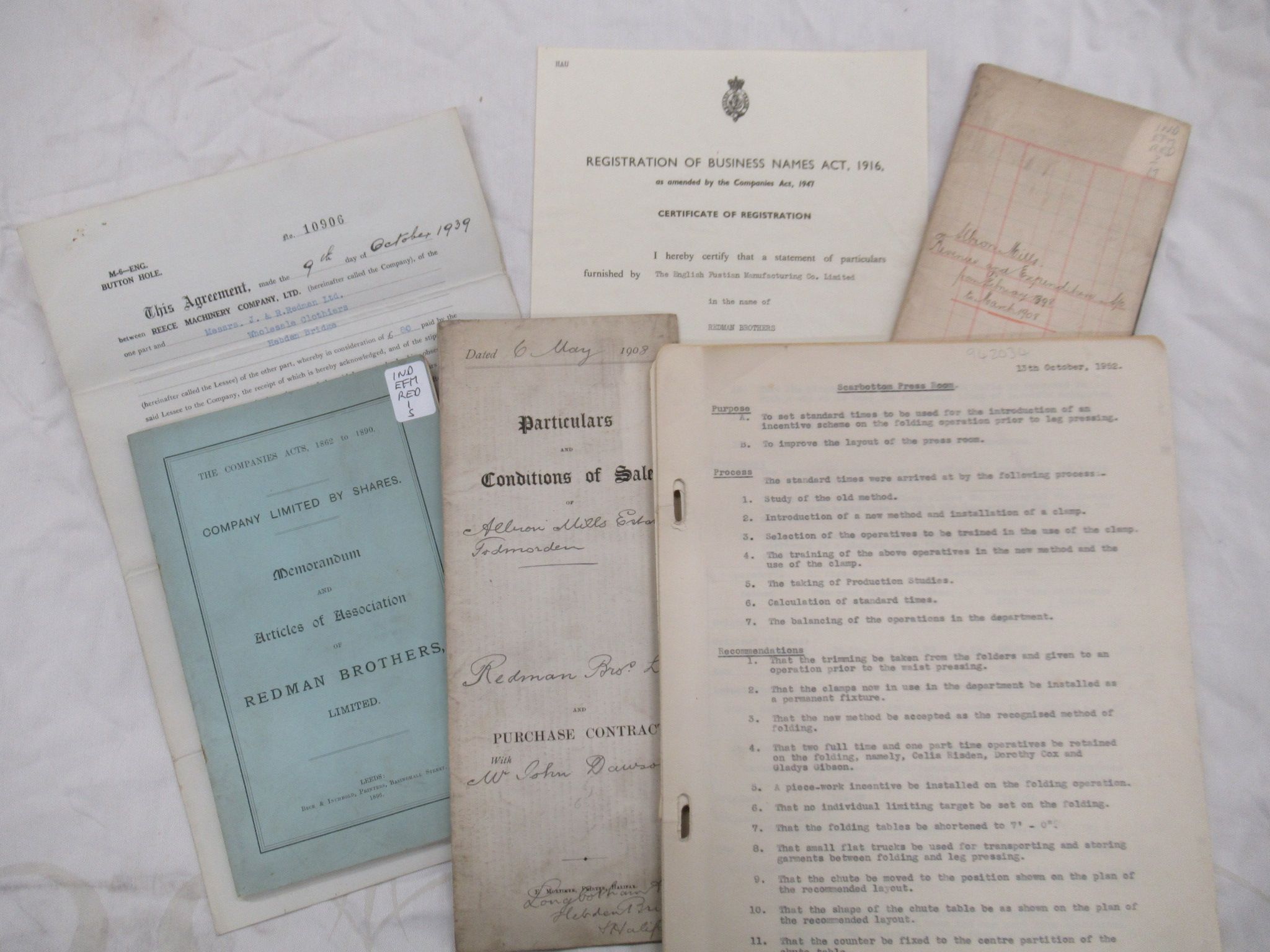 Documents about local industries