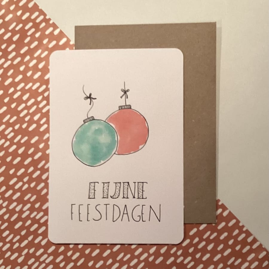 Fijne Feestdagen / Kerstkaart