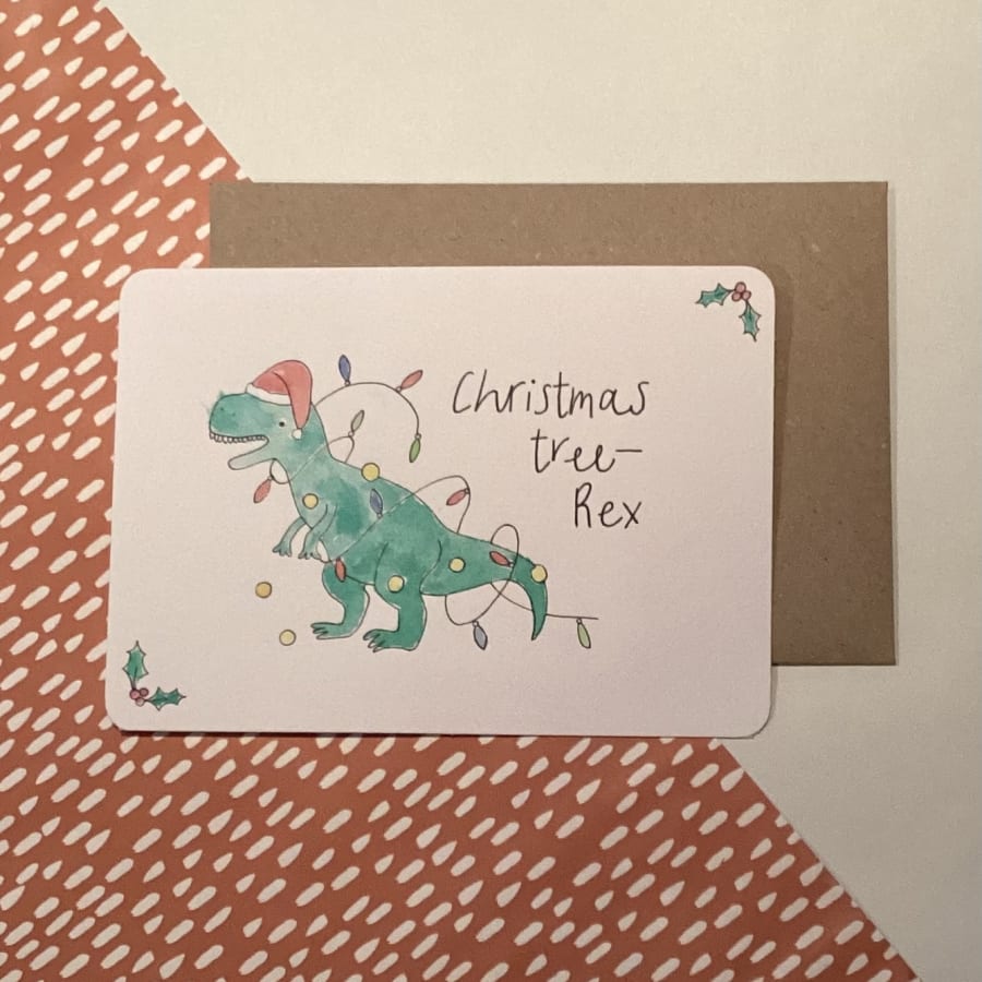 Christmas Tree Rex / Kerstkaart
