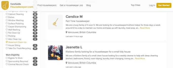 housekeeping jobs in vancouver clean house jobs