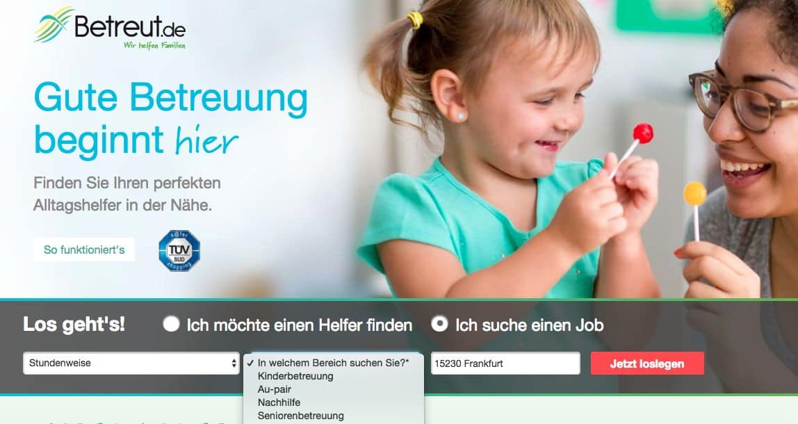 betreut jobs in frankfurt appjobs elderly sitter