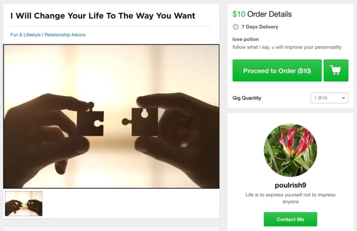 making easy money on Fiverr