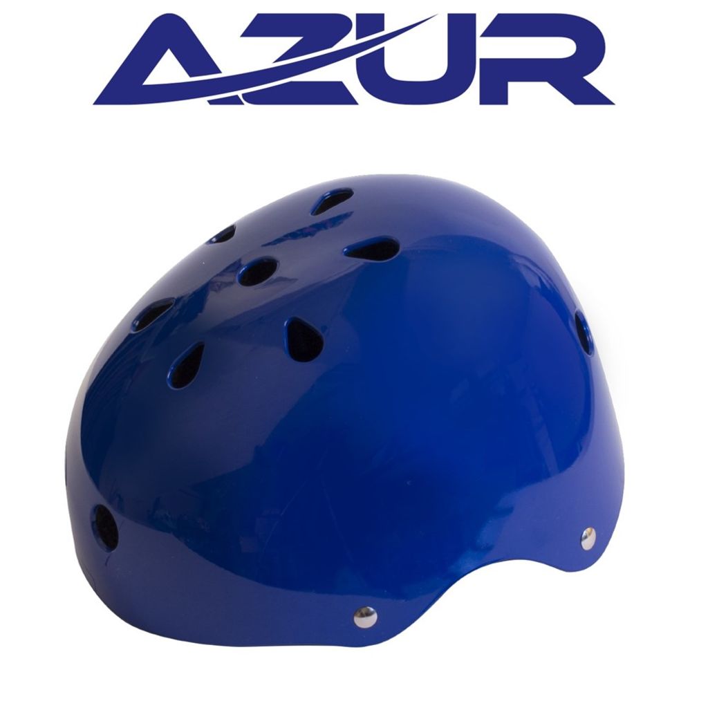 blue bmx helmet