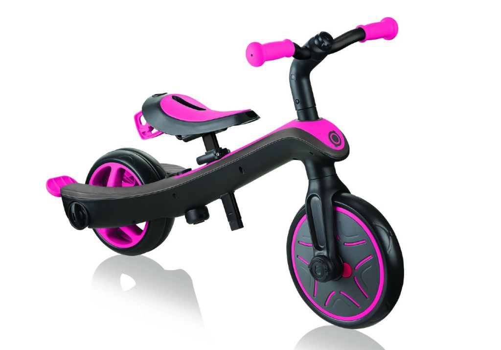Globber Explorer 4 In 1 - Pink | Kids 