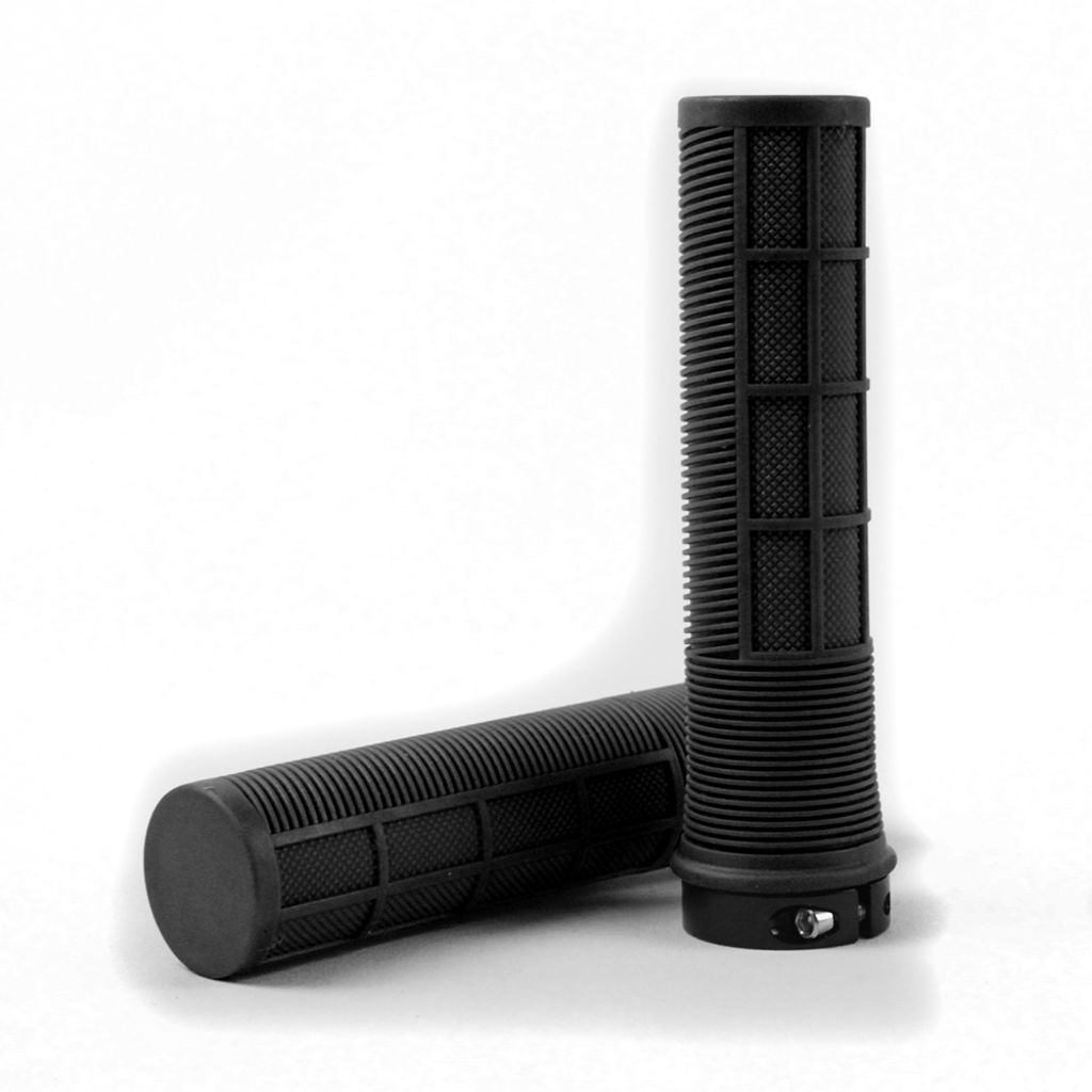 QBP Single Lock On MTB Grips Black Ivanhoe Cycles