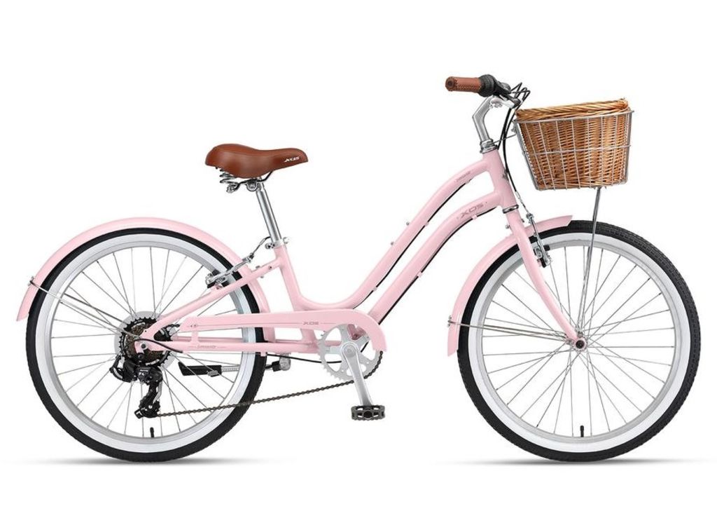 pink retro bike