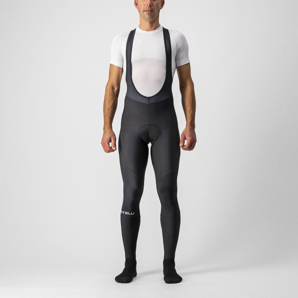 Castelli Entrata Bib Tights Black Ivanhoe Cycles
