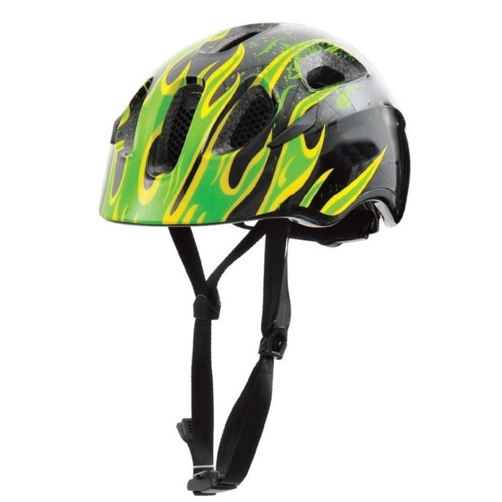 Azur J35 Kids Helmet -Black/Green