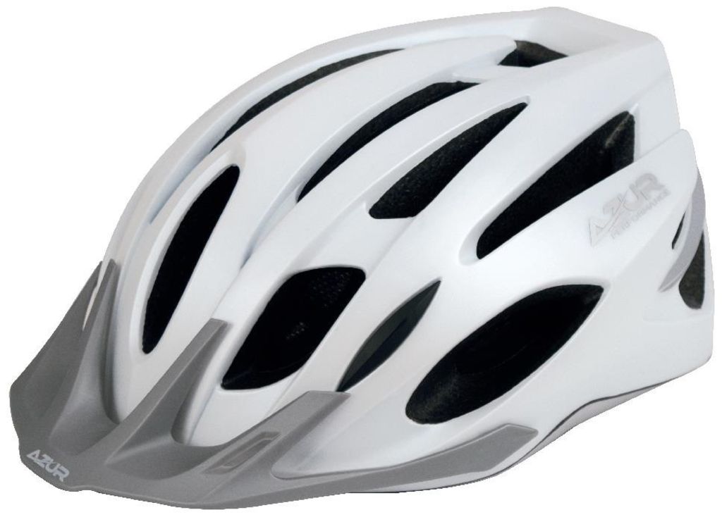 Azur L55 Helmet -White/Silver M