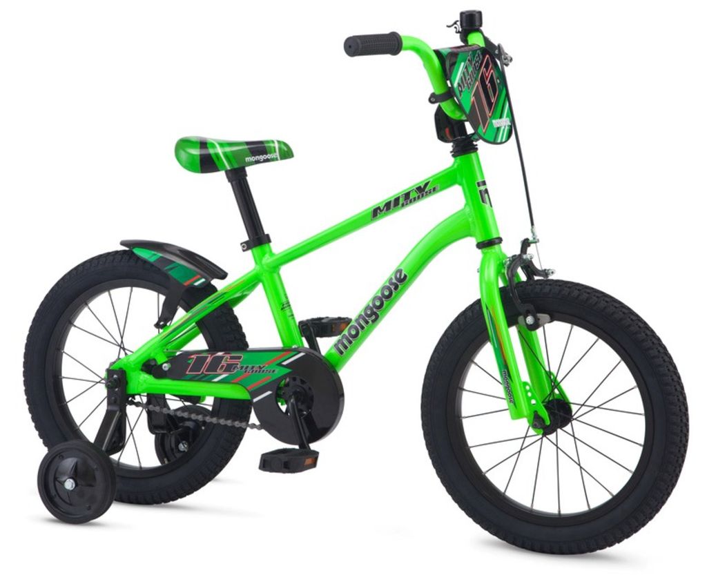 16 inch bike green