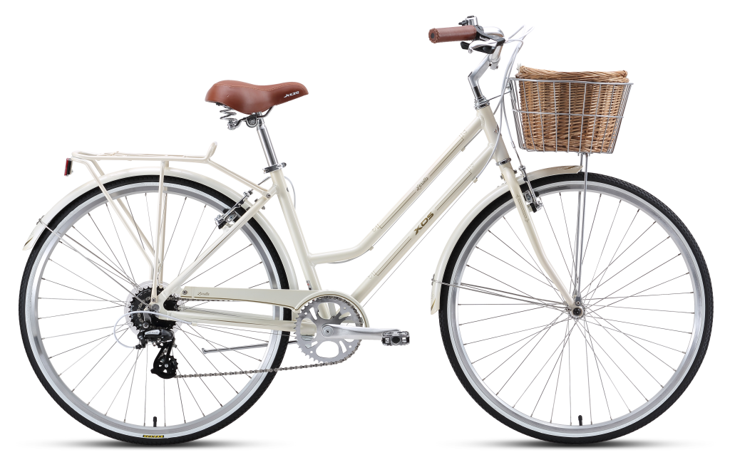 old style ladies bike with basket