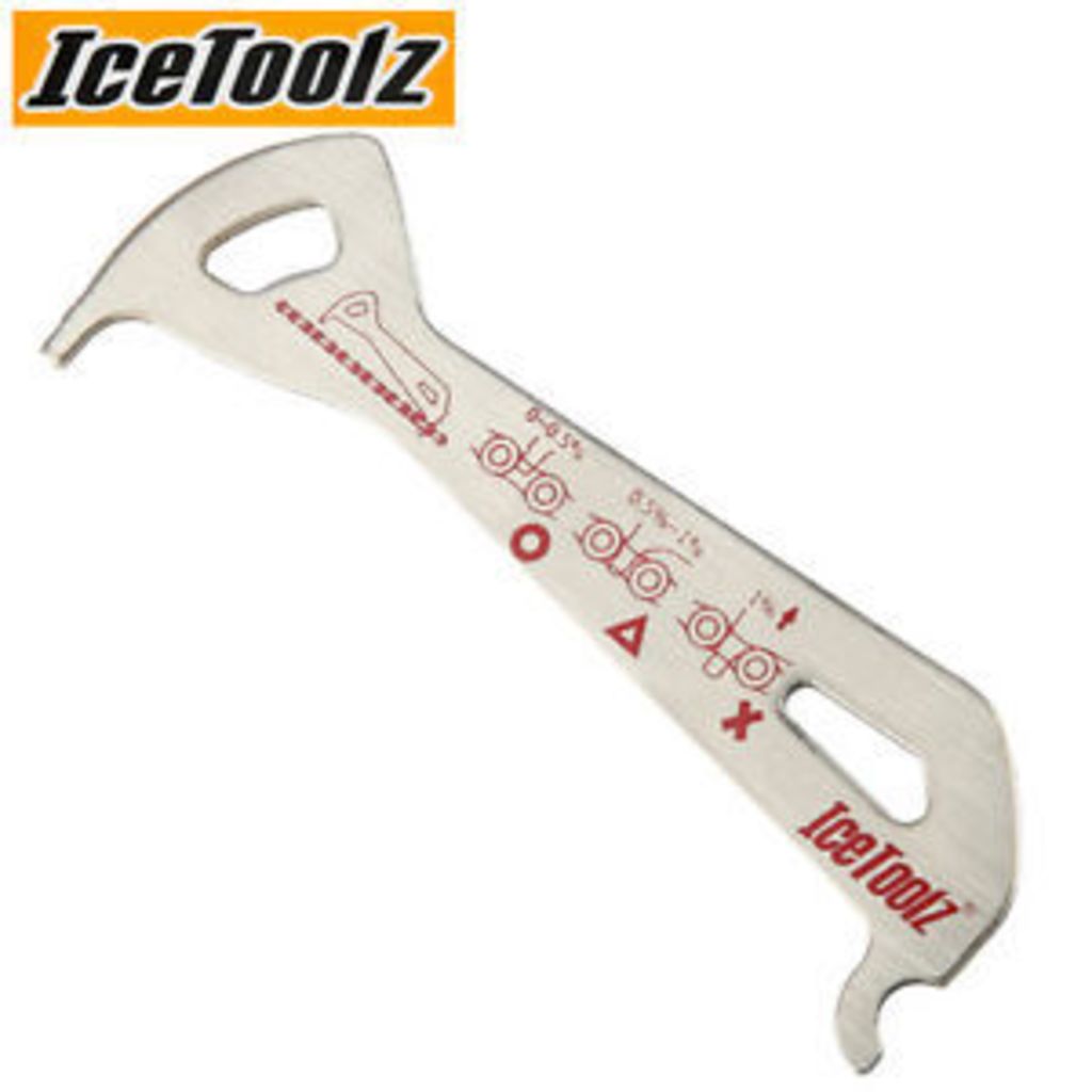 Icetoolz Stainless Steel Go/No Gg Chain Checker Too