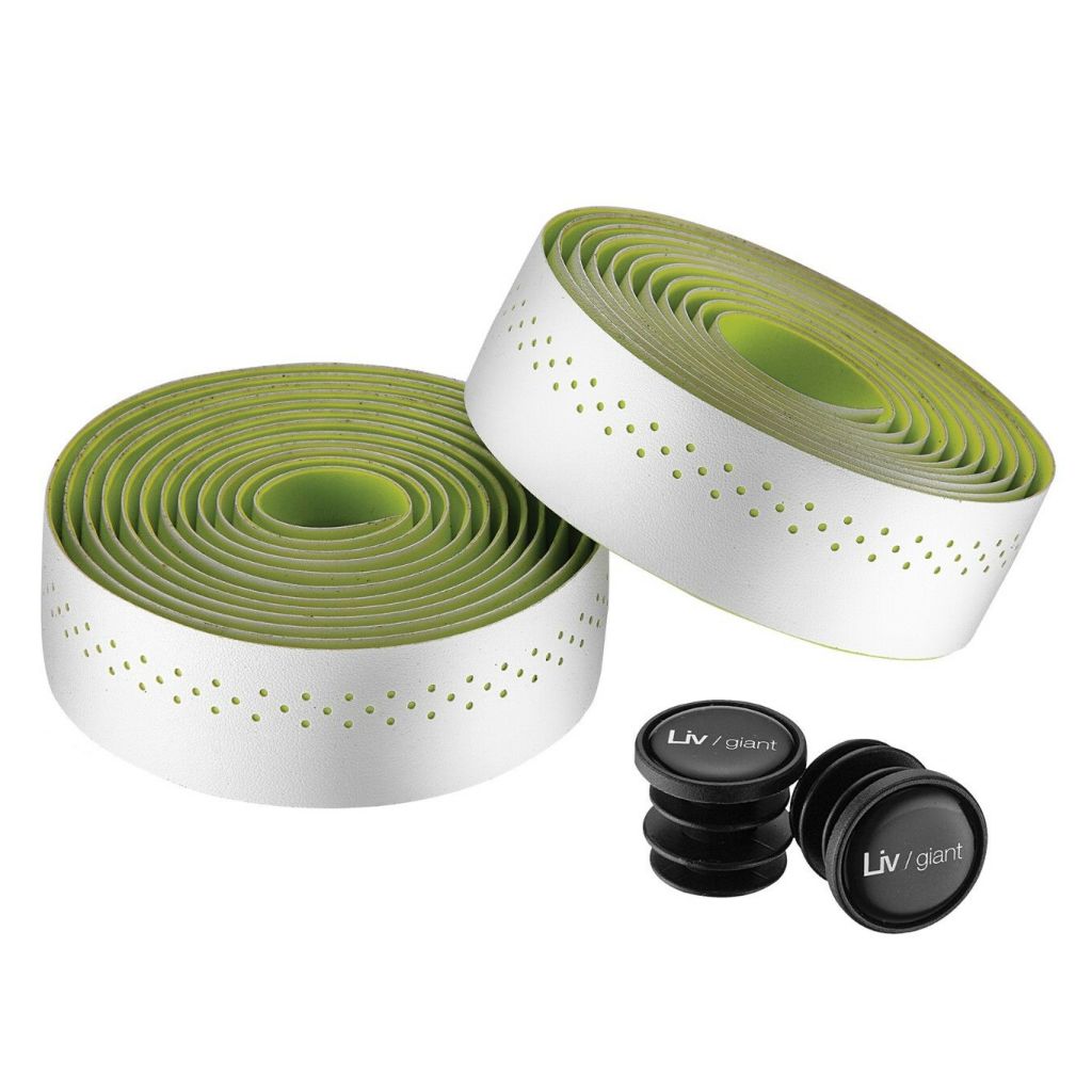 Liv Contact SLR Handlebar Tape White Apple Green Ivanhoe Cycles