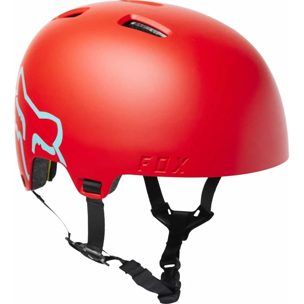 Fox Youth Flight Bike BMX/Skate Helmet Red Ivanhoe Cycles