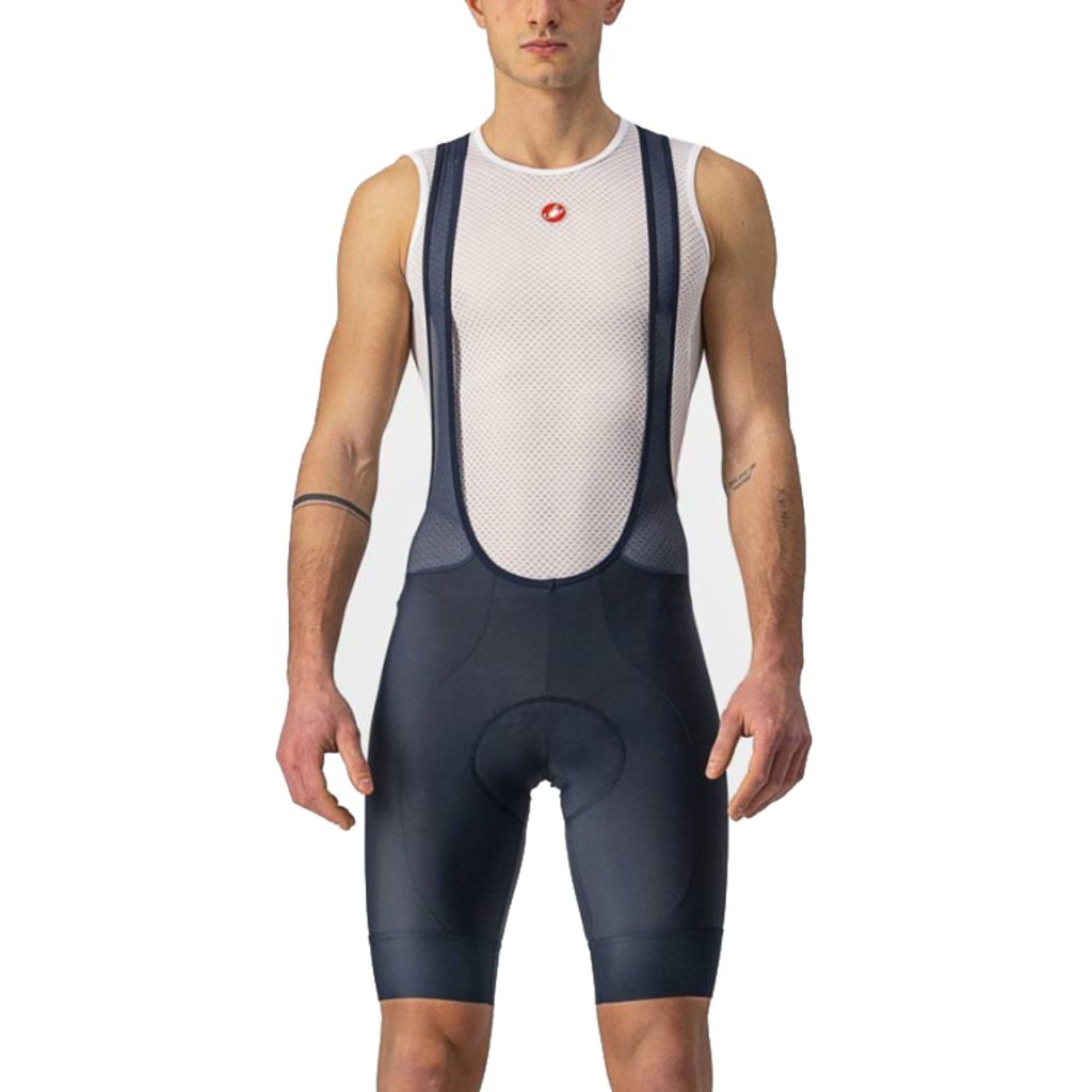 Castelli Entrata Mens Bib Shorts - Sav Blue | Ivanhoe Cycles