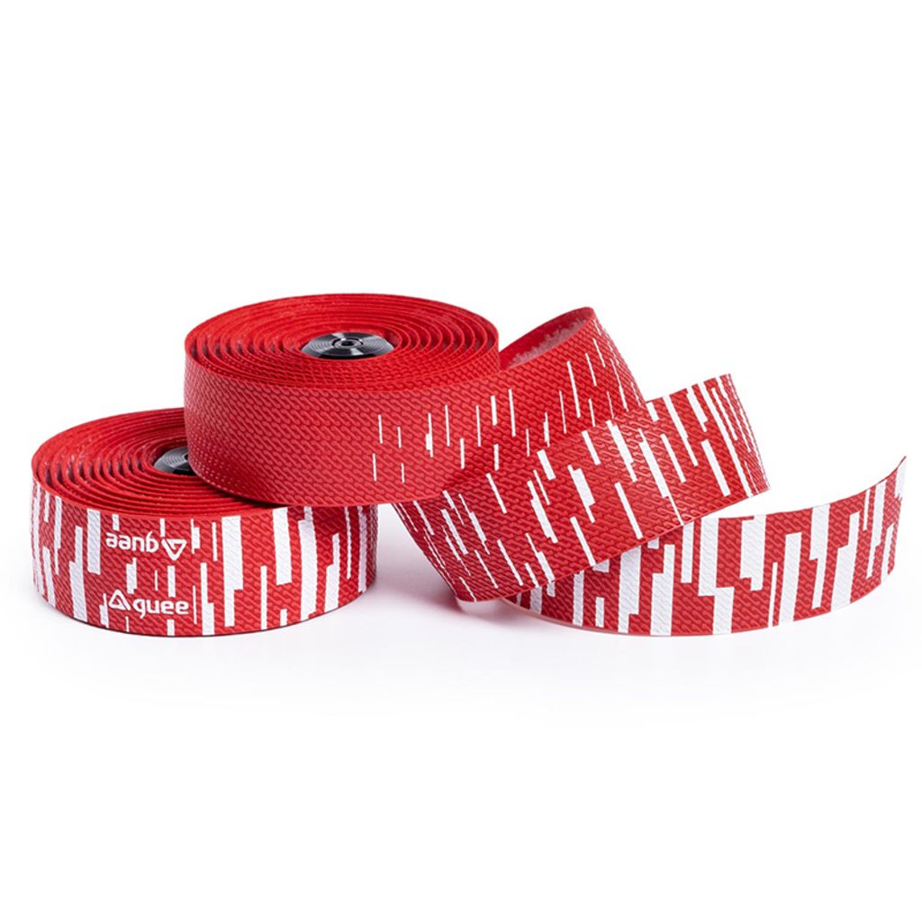 Guee SL Elite Pattern Bar Tape Red/White Ivanhoe Cycles