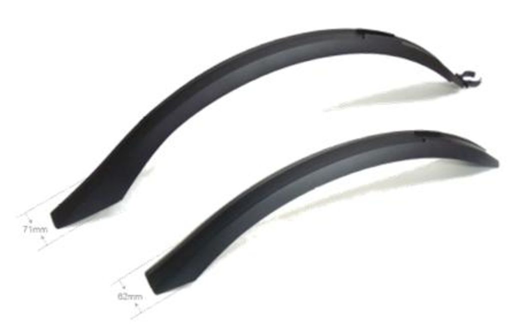 Plastic Clip-on Mudguard Set for 26"-29" Mountain B