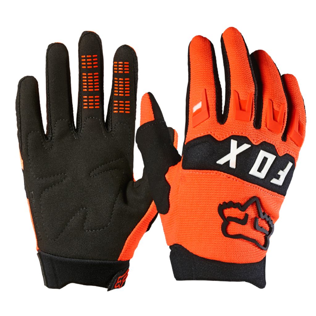 fox dirtpaw orange gloves