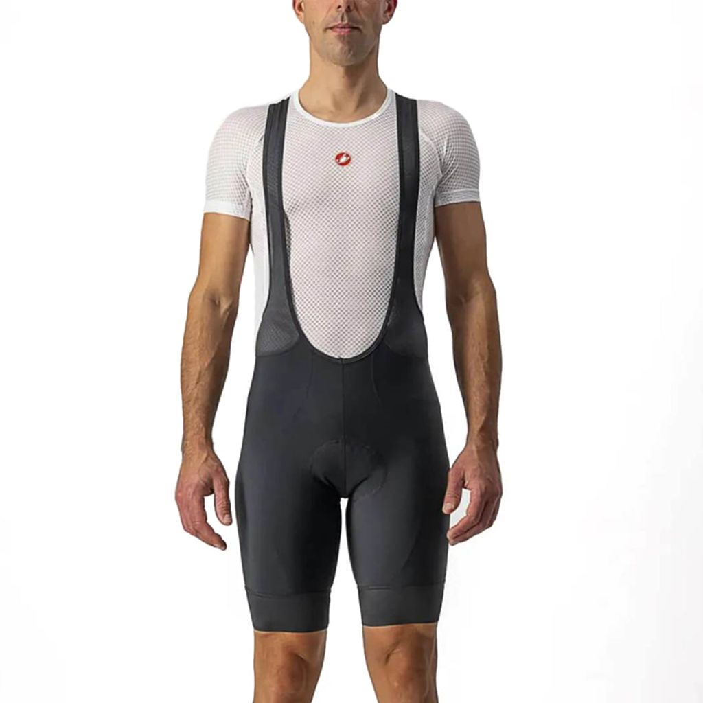 Castelli Entrata Bib Shorts - Black | Ivanhoe Cycles