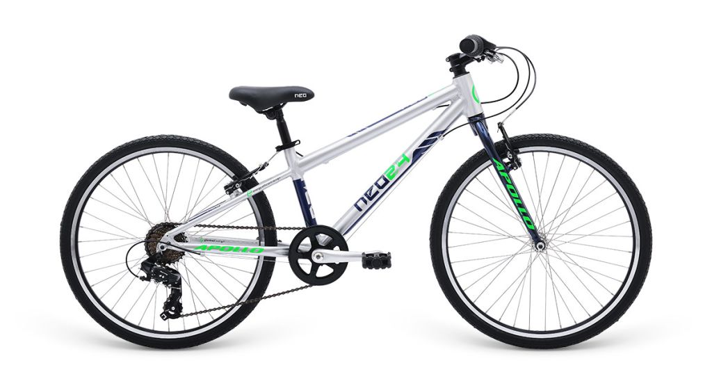 24" Apollo Neo Boys 7 Speed - Blue/Green