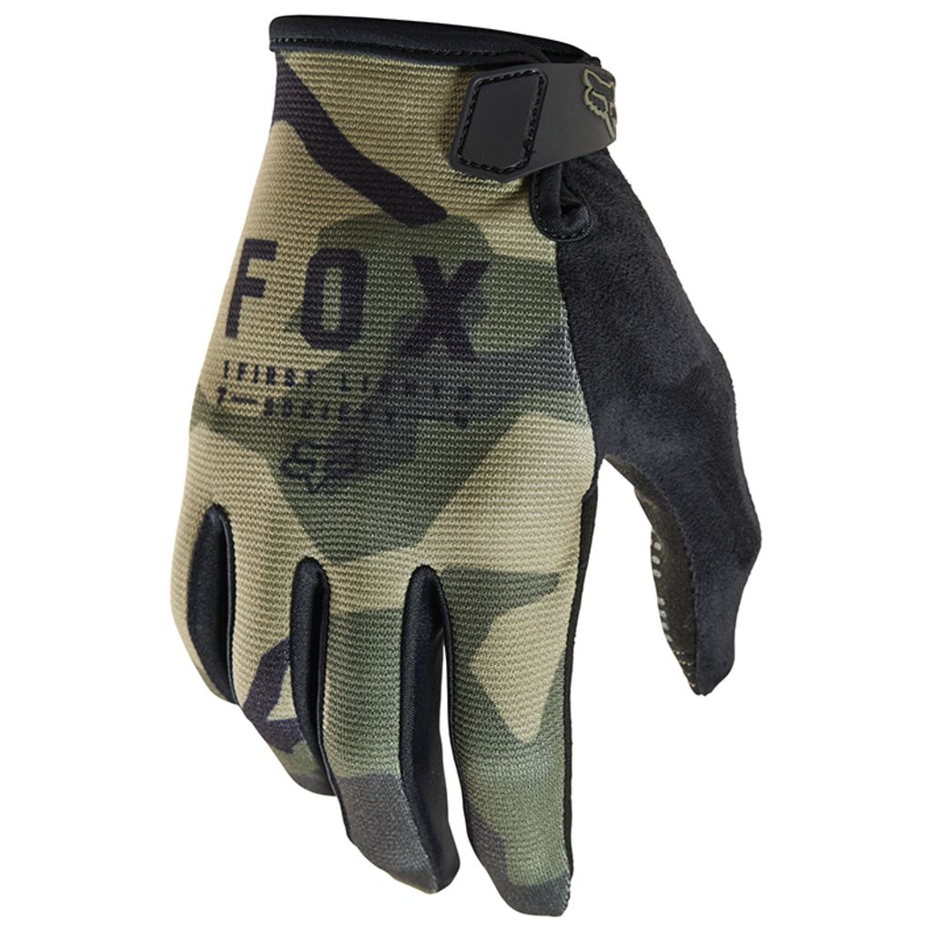 Fox Ranger Long Fingered MTB Gloves 2022 - Olive Green | Ivanhoe Cycles