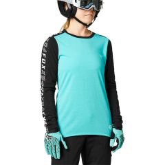 Fox Womens Ranger Drirelease Long Sleeve Jersey - Teal