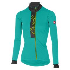 Castelli Sorriso Long Sleeve Womens Jersey - Aqua