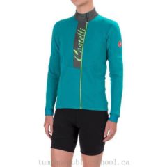 Castelli Sorriso Long Sleeve Womens Jersey - Aqua