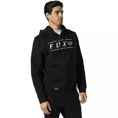 Fox Pinnacle Zip Fleece Hoodie - Black