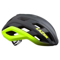 Lazer Strada KinetiCore Road Helmet - Matte Dark Grey Flash Yellow 2