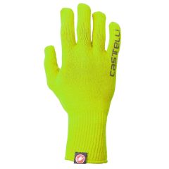 Castelli Corridore Knit Gloves - Yellow