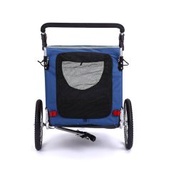 Pet Carrier 2-in-1 Jogger / Trailer Steel Frame Blue