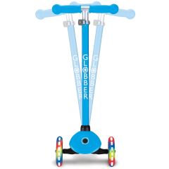 Globber Primo Lights 3 Wheel Scooter - Sky Blue