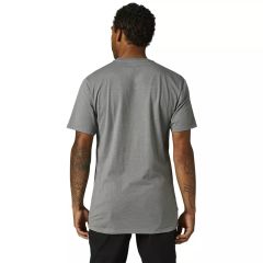 Fox Legacy Foxhead Premium Tee - Heather Graphite