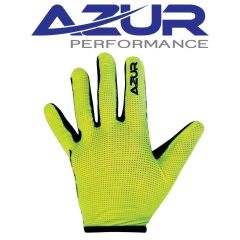 Azur L30 Full Finger Gloves -Fluro Yellow  M