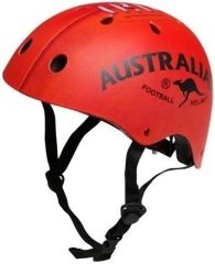 Kiddimoto Helmet -Footy Red  S 48-52cM