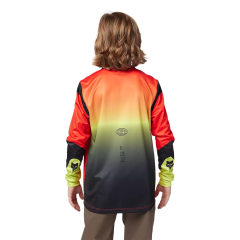 Fox Youth Ranger Revise Long Sleeve Jersey 2024 - Red/Yellow 4