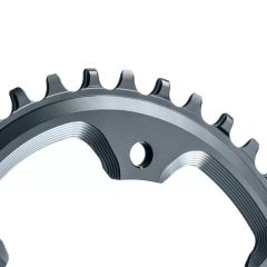 Absolute Black CX 5 Bolt Chainring Black Oval-30