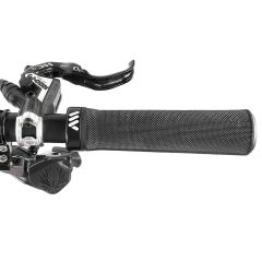 All Mountain Style AMS Berm Single Lock On MTB Grips - Black 3