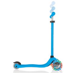 Globber Primo Lights 3 Wheel Scooter - Sky Blue