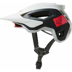 Fox Speedframe Pro Blocked Helmet (2022) - White/Black