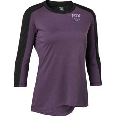 Fox Womens Ranger Drirelease 3/4 Sleeve Jersey - Purple 1