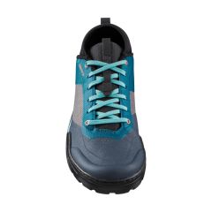 Shimano GR701 Womens Flat Pedal Shoes - Teal/Grey 3