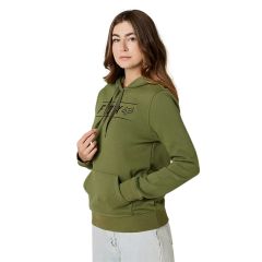 Fox Womens Pinnacle Pullover Hoodie - Army 2